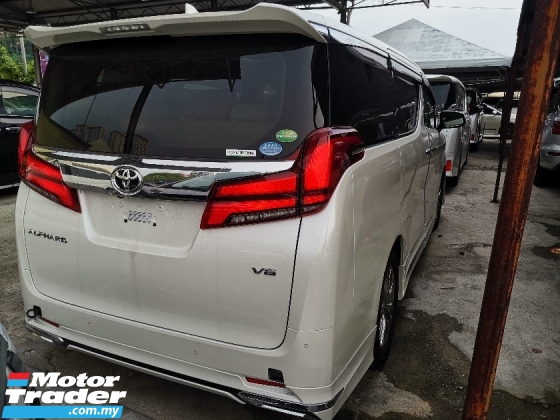 2018 TOYOTA ALPHARD 3.5 Executive Lounge FULL SPEC BLACK INTERIOR ORIGINAL MILEAGE UNREG